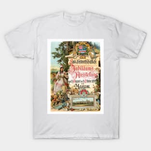 Forestry Exhibition Austria Vintage Poster 1891 T-Shirt